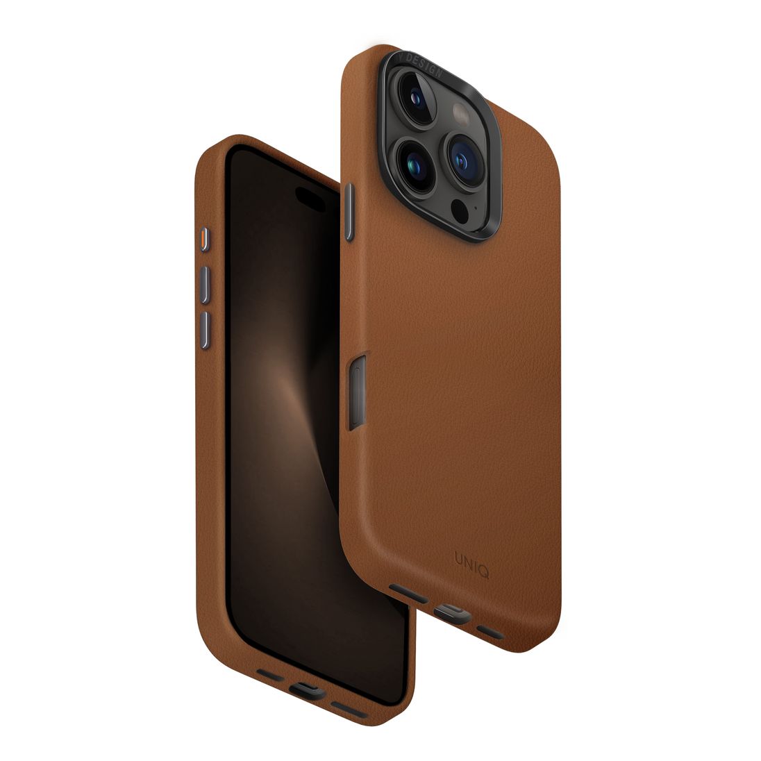 UNIQ Hybrid iPhone 16 Pro (2024) Case 6.3 Magclick Magclick Charging Lyden - Caramel (Caramel)