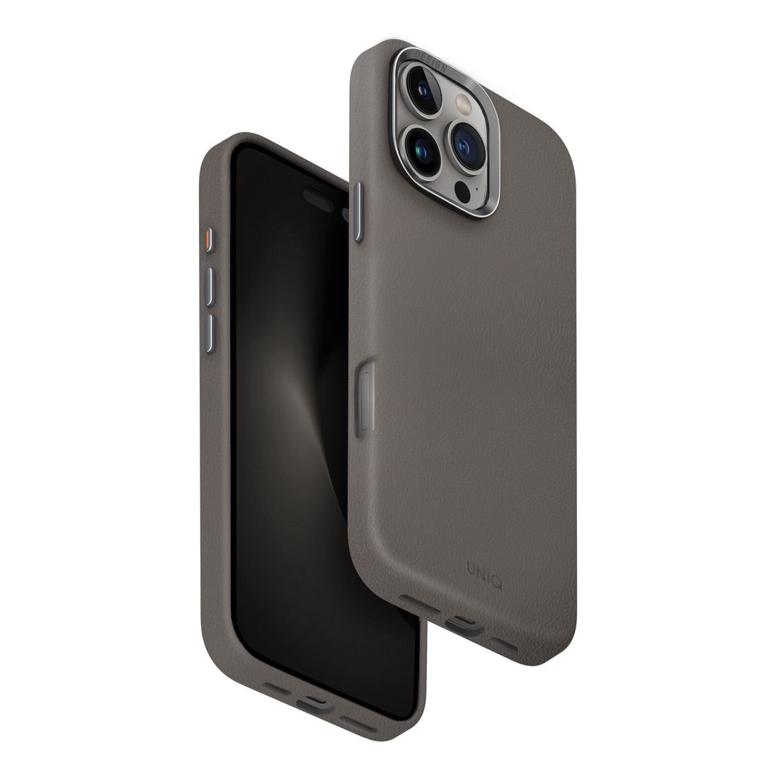 UNIQ Hybrid iPhone 16 Pro (2024) Case 6.3 Magclick Magclick Charging Lyden - Flint Grey (Grey)