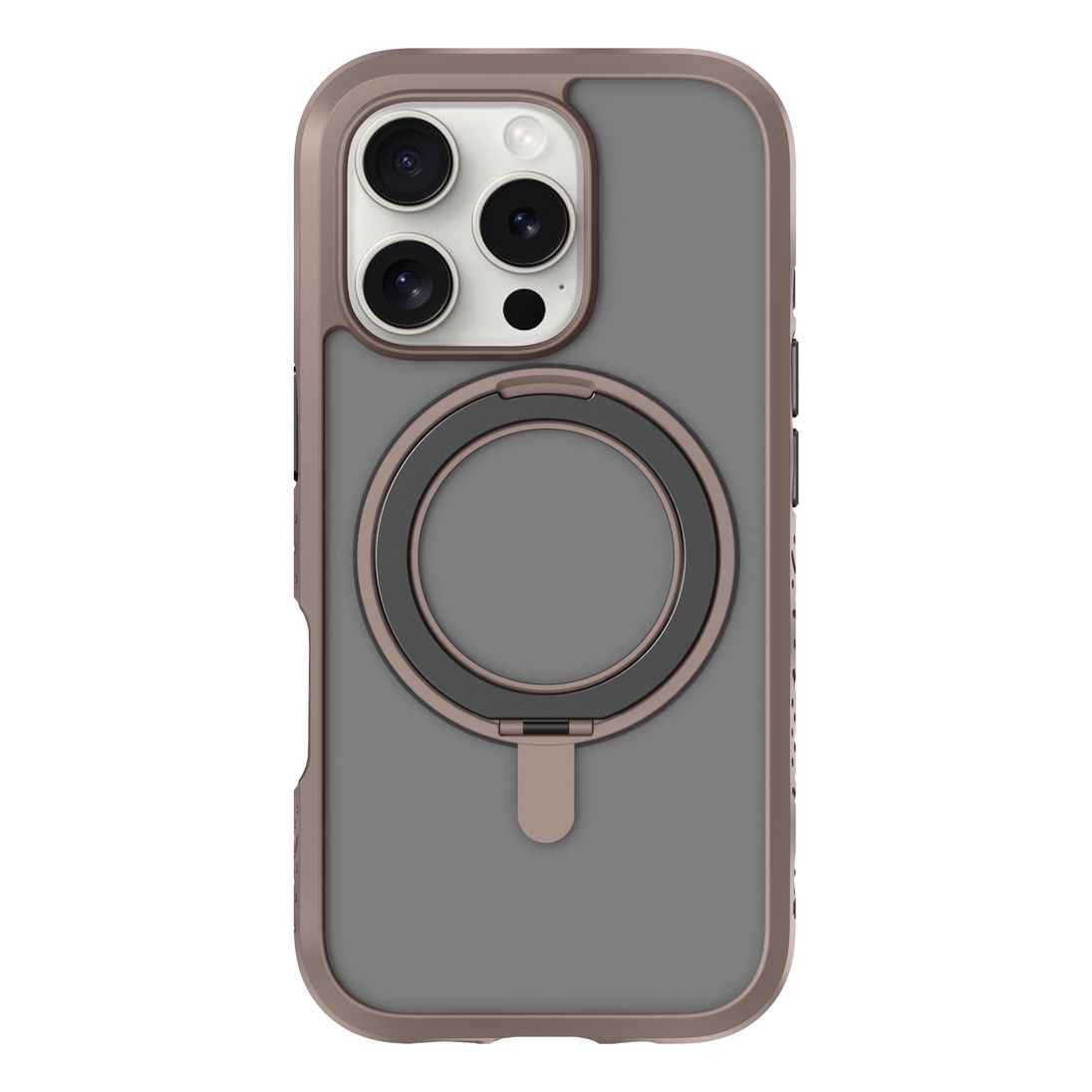 LAUT Crystal Matter Case For iPhone 16 Pro - Earth Brown