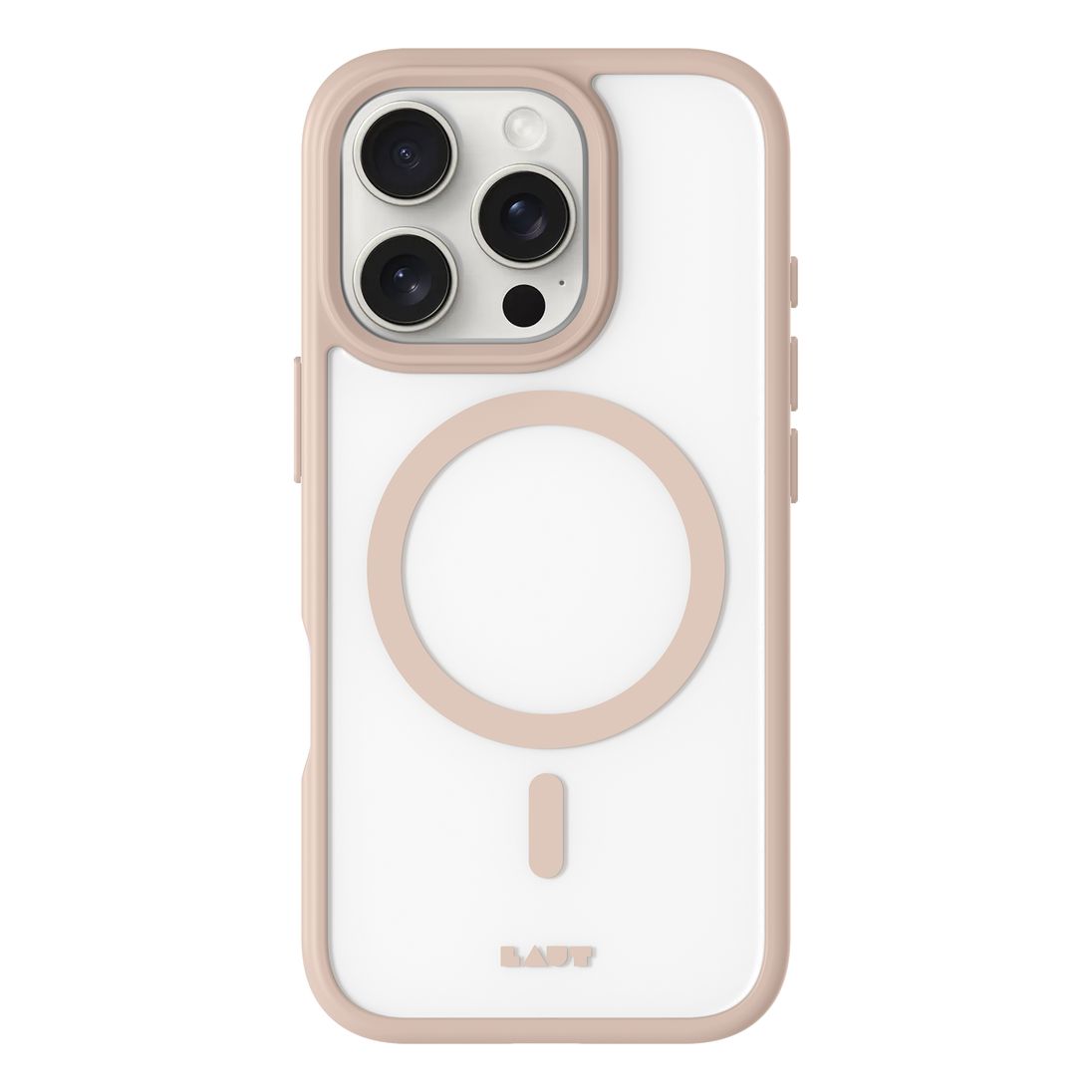 LAUT Huex Protect Case For iPhone 16 Pro - Beige Gold