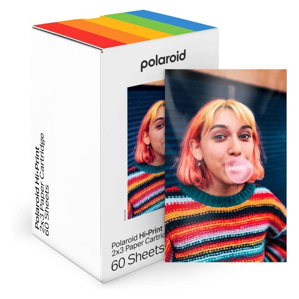 Polaroid Hiprint 2nd Generation 2 x 3 Paper Cartridge (60 Sheets)