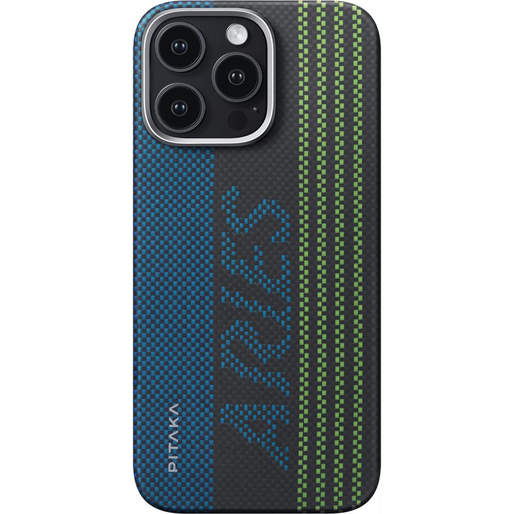 Pitaka Aries Tactile Woven Case For iPhone 16 Pro Max - Credit Card