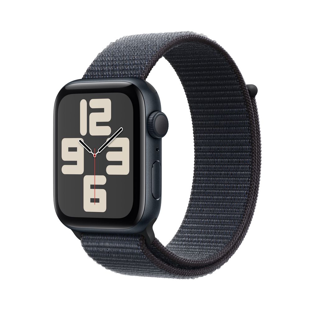 Apple Watch SE (2024) GPS 44mm Midnight Aluminium Case with Ink Sport Loop