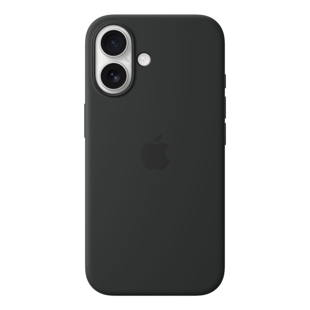 Apple iPhone 16 Silicone Case with MagSafe - Black