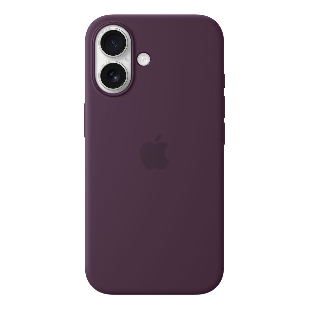 Apple iPhone 16 Silicone Case with MagSafe - Plum