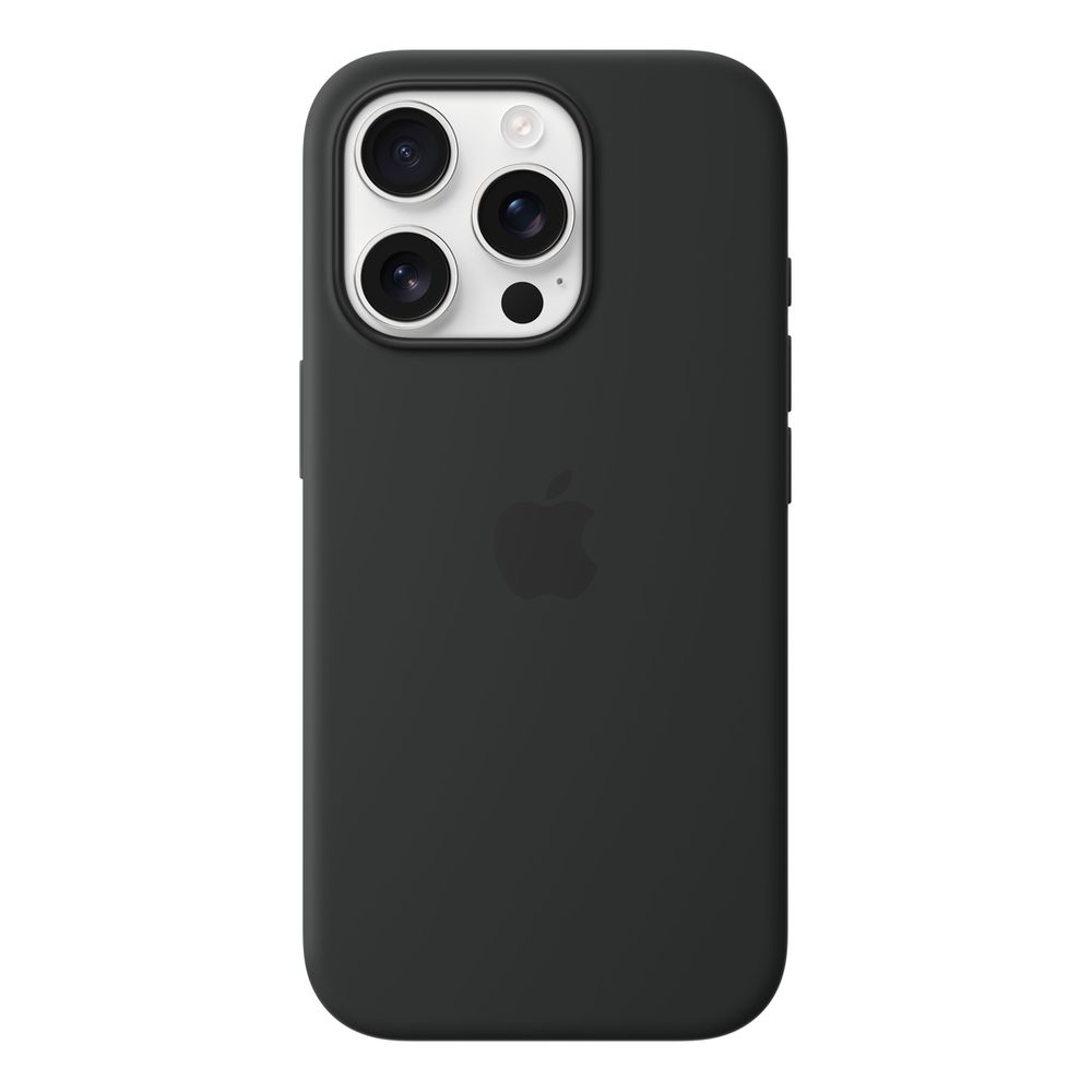 Apple iPhone 16 Pro Silicone Case with MagSafe - Black