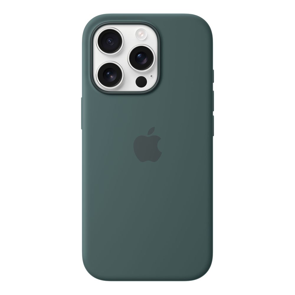 Apple iPhone 16 Pro Silicone Case with MagSafe - Lake Green