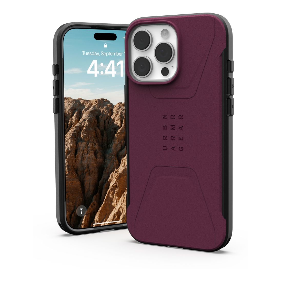 UAG Civilian MagSafe Case for iPhone 16 Pro Max - Bordeaux