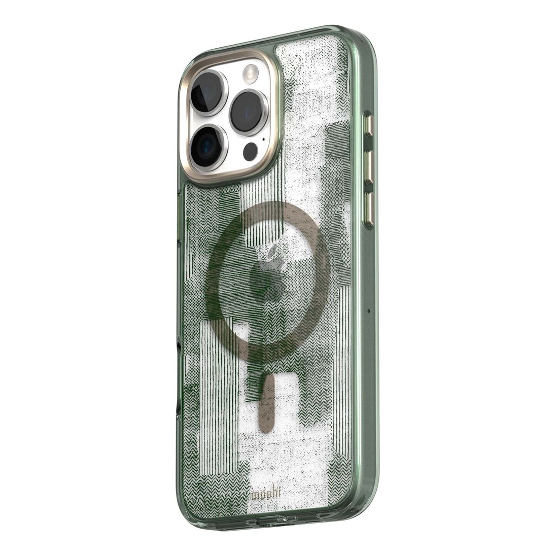 Moshi iGlaze Case For iPhone 16 Pro Max (MagSafe) - Sunlit Green