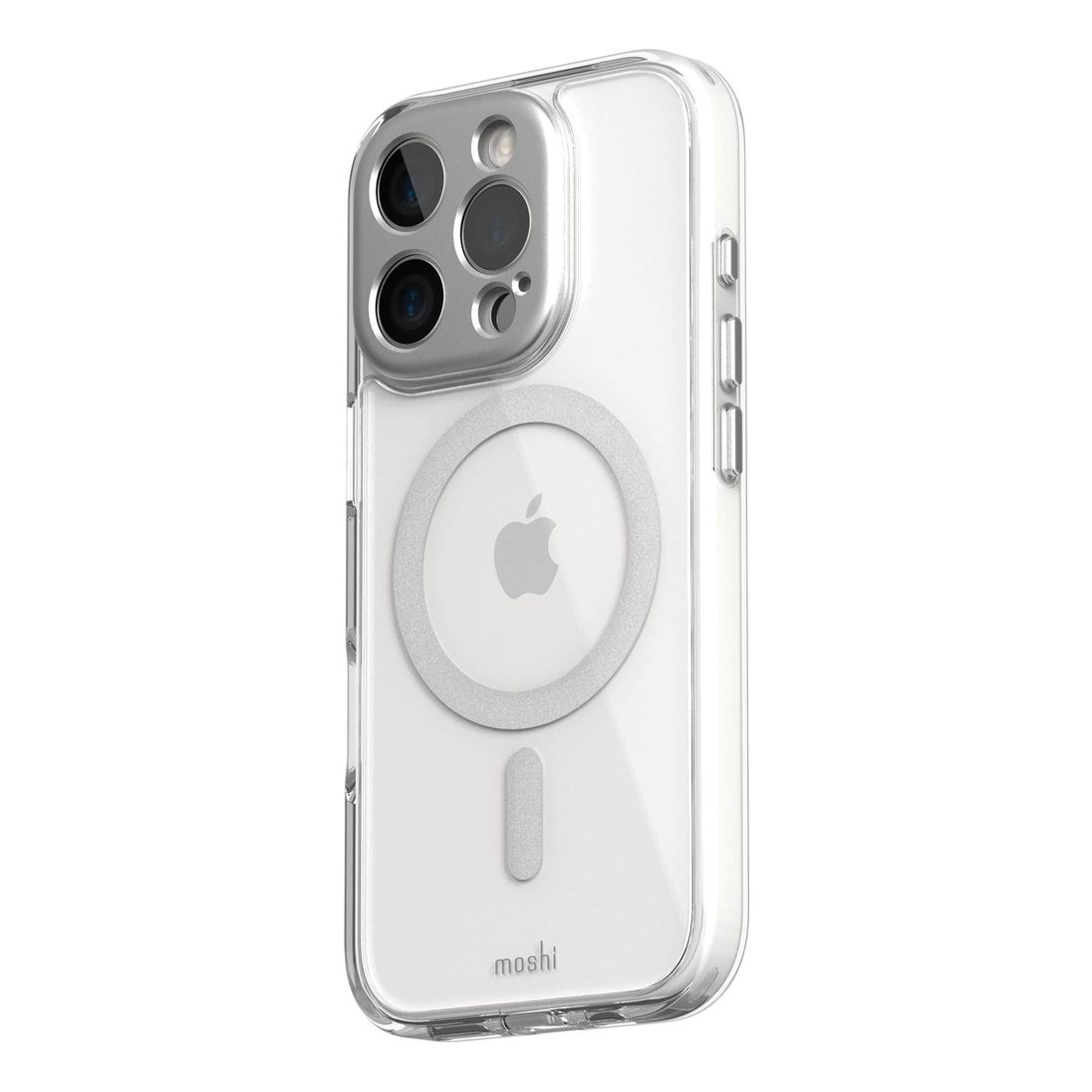 Moshi iGlaze Case For iPhone 16 Pro (MagSafe) - Luna Silver