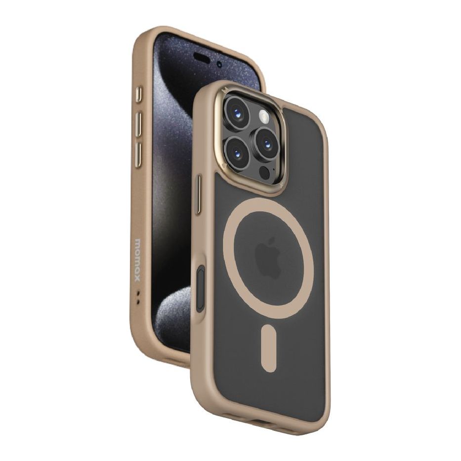 Momax Play Magnetic Case For iPhone 16 Pro - Rose Gold