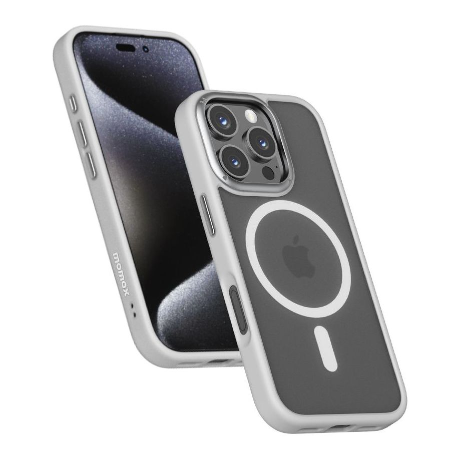 Momax Play Magnetic Case For iPhone 16 Pro - Grey