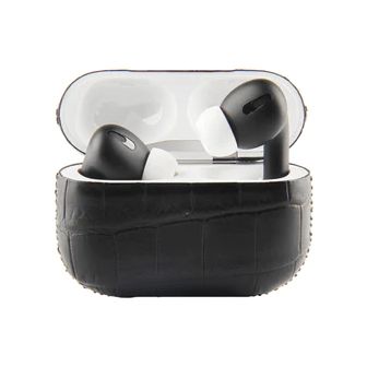 Aurora Concepts Airpods Pro 2 - Alligator Leather Black