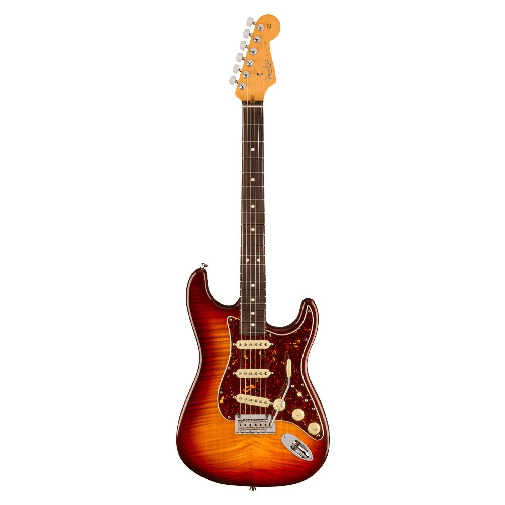 Fender 0177000864 70th Anniversary Amirican Professional II Stratocaster Electric Guitar - Rosewood - Comet Burst