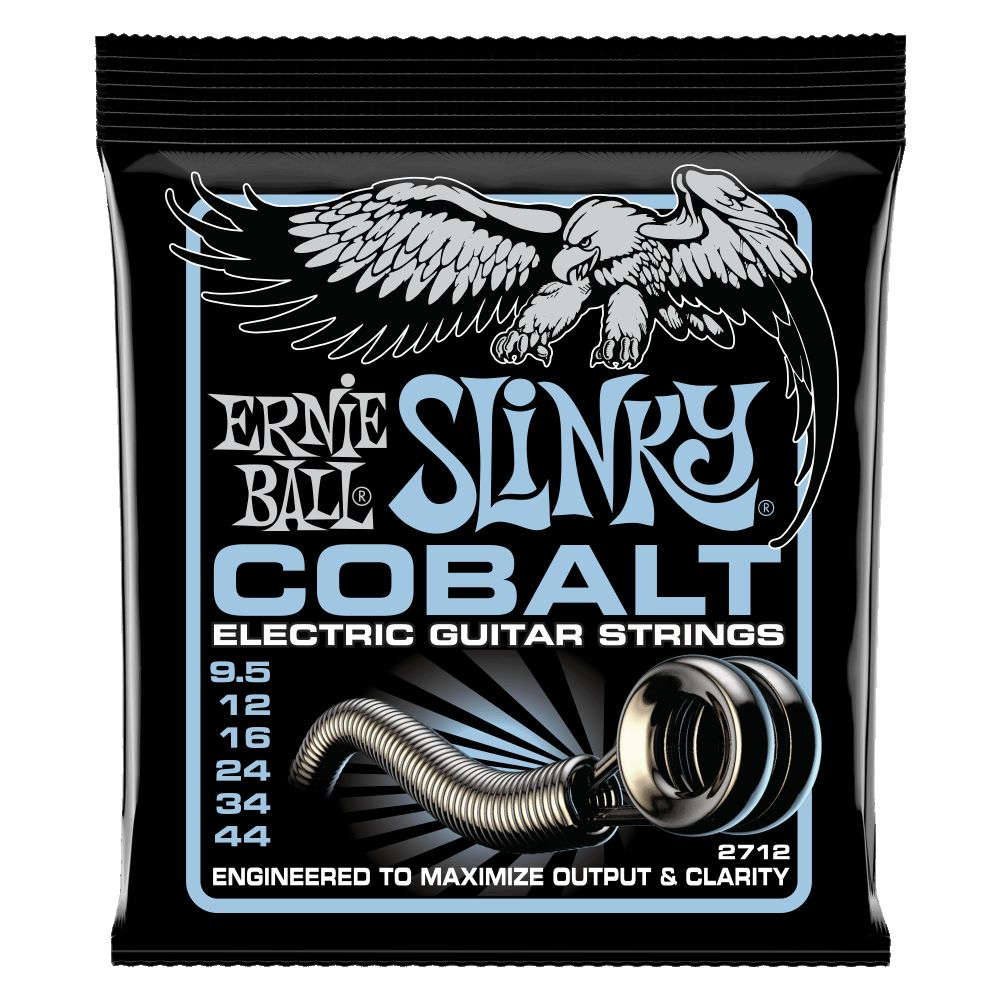 Ernieball P02712 Primo Slinky Cobalt Electric Guitar Strings 9.5-44 Gauge