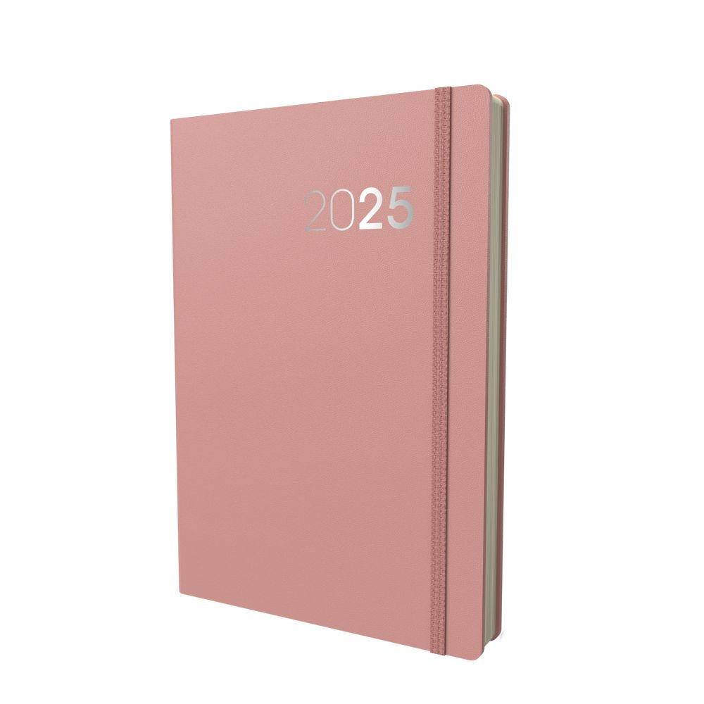 Collins Debden Legacy 2025 A5 Planner Day To Page Diary (With Appointments) - Pink