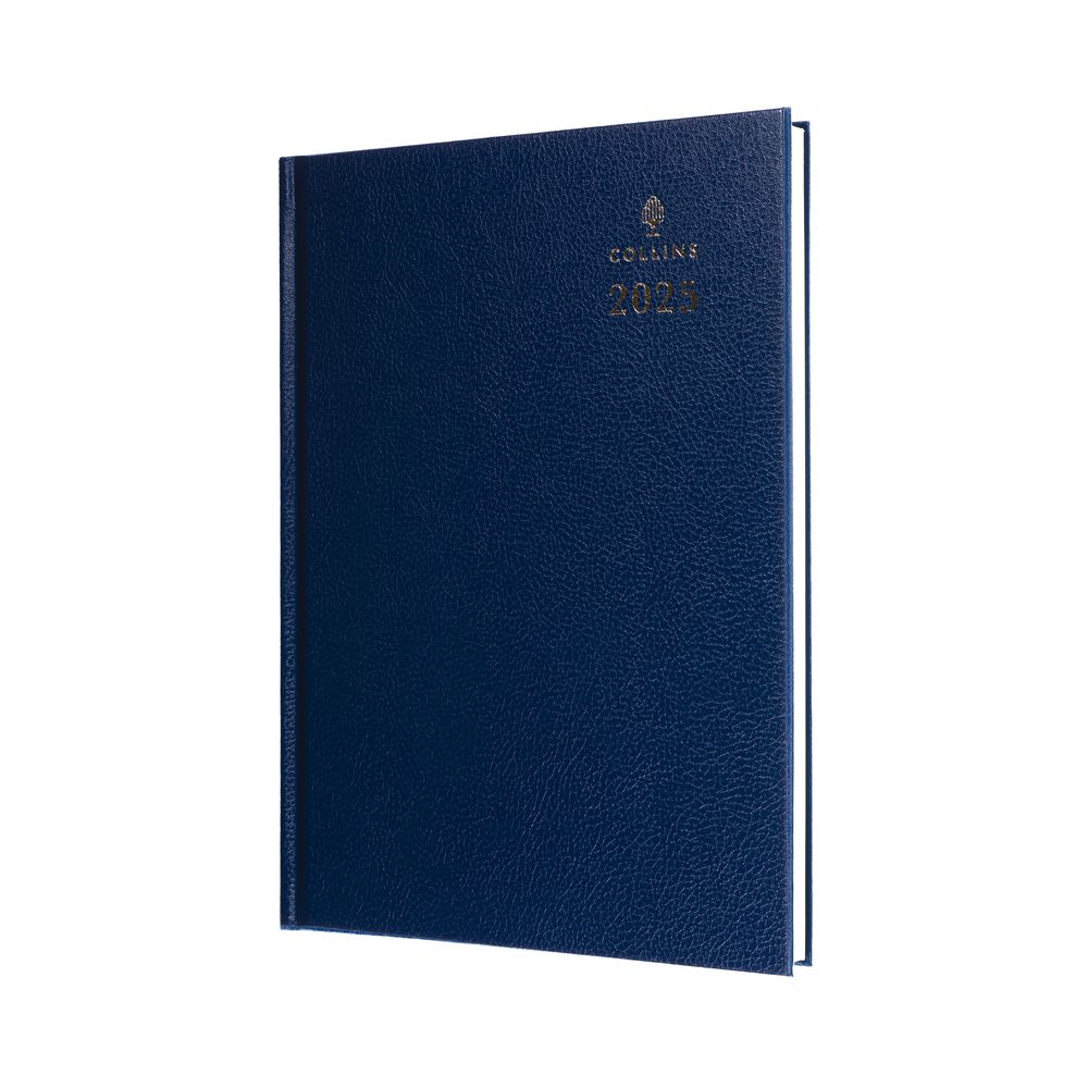 Collins Debden Standard Desk 2025 Diary For Professionals - A4 Week To View Business Diary - Blue