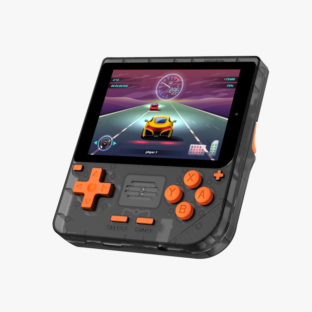 Porodo Gaming Retro Arcade Gaming Console - Black/Orange