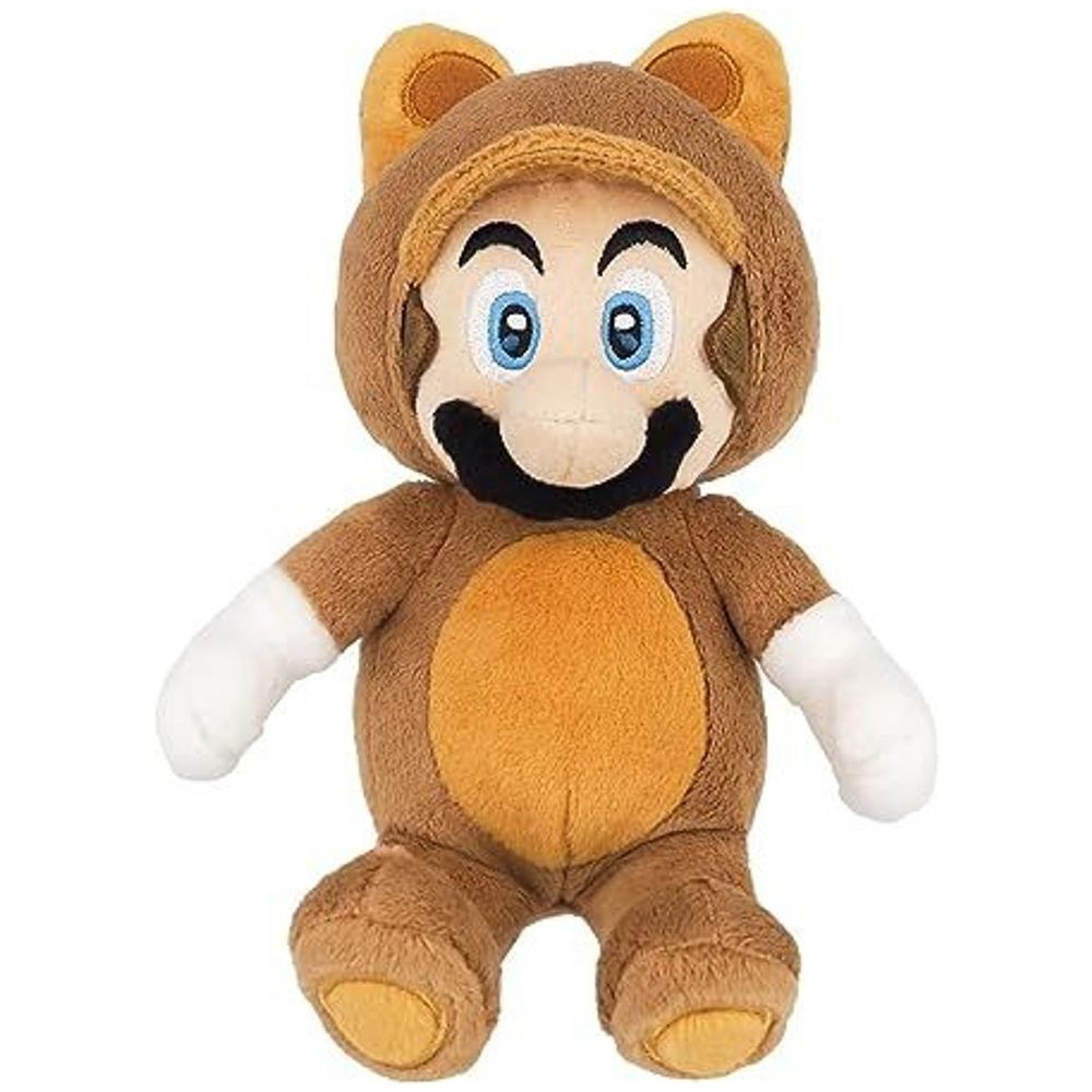 San-Ei Super Mario Tanooki Mario 13-Inch Plush Toy