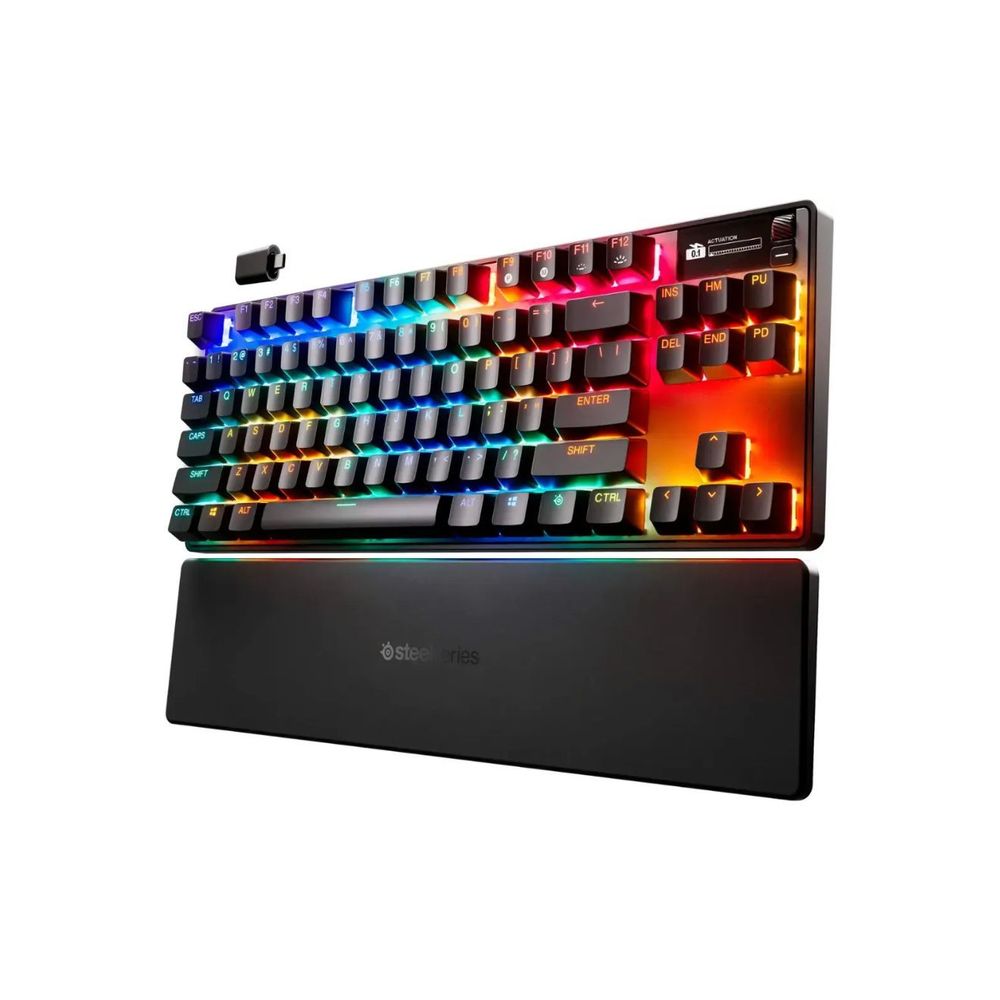 Steelseries Apex Pro Gen 3 TKL Wireless Mechanical Gaming Keyboard - OmniPoint 3.0 Adjustable HyperMagnetic Switches (English Layout)