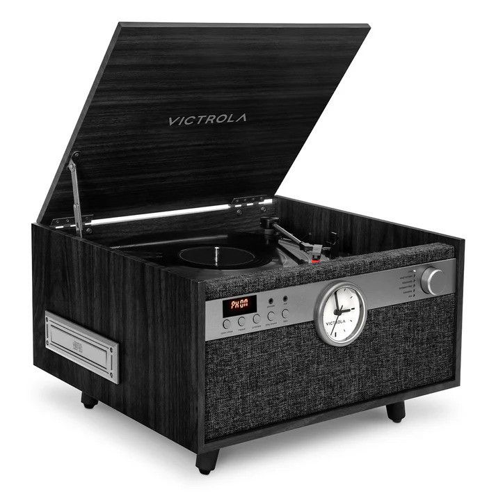 Victrola VTA-830SB Century Signature 6-In-1 Bluetooth Turntable - Black