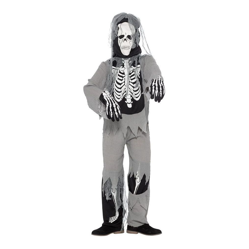 Mad Toys Ghostly Skeleton Costume (11-12 Years)