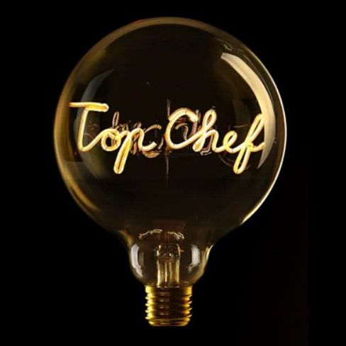 Message in the Bulb - Top Chef- 2200K LED Light Bulb (6 Volt)