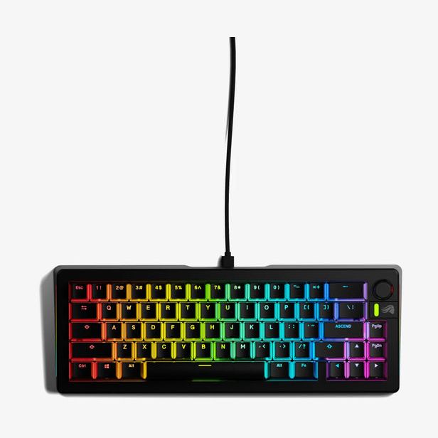 Glorious GMMK 3 75% Prebuilt Wired Gaming Keyboard Black (Arabic/English)