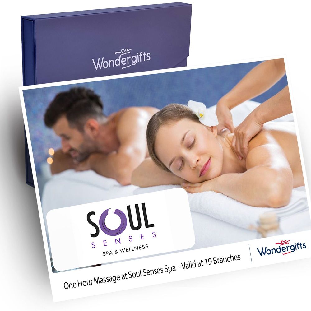 Wondergifts One-Hour Massage for Two At Soul Senses Spa And Wellness 19 Branches with Free Flowers