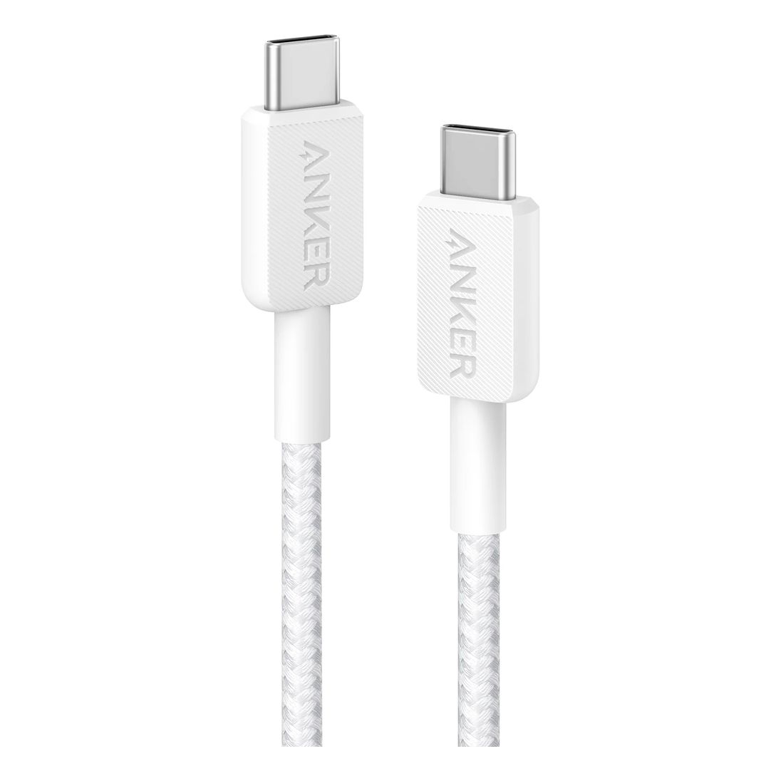 Anker 322 USB-C To USB-C Cable 3ft Braided - White