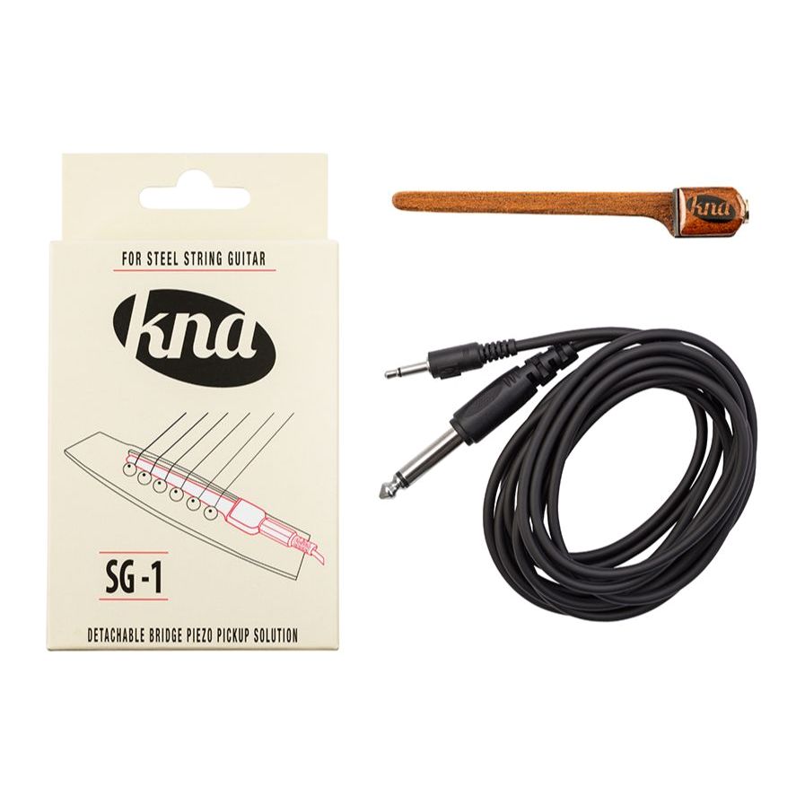 KNA SG-1 Portable Piezo Pickup for Steel String Guitar (Detachable)