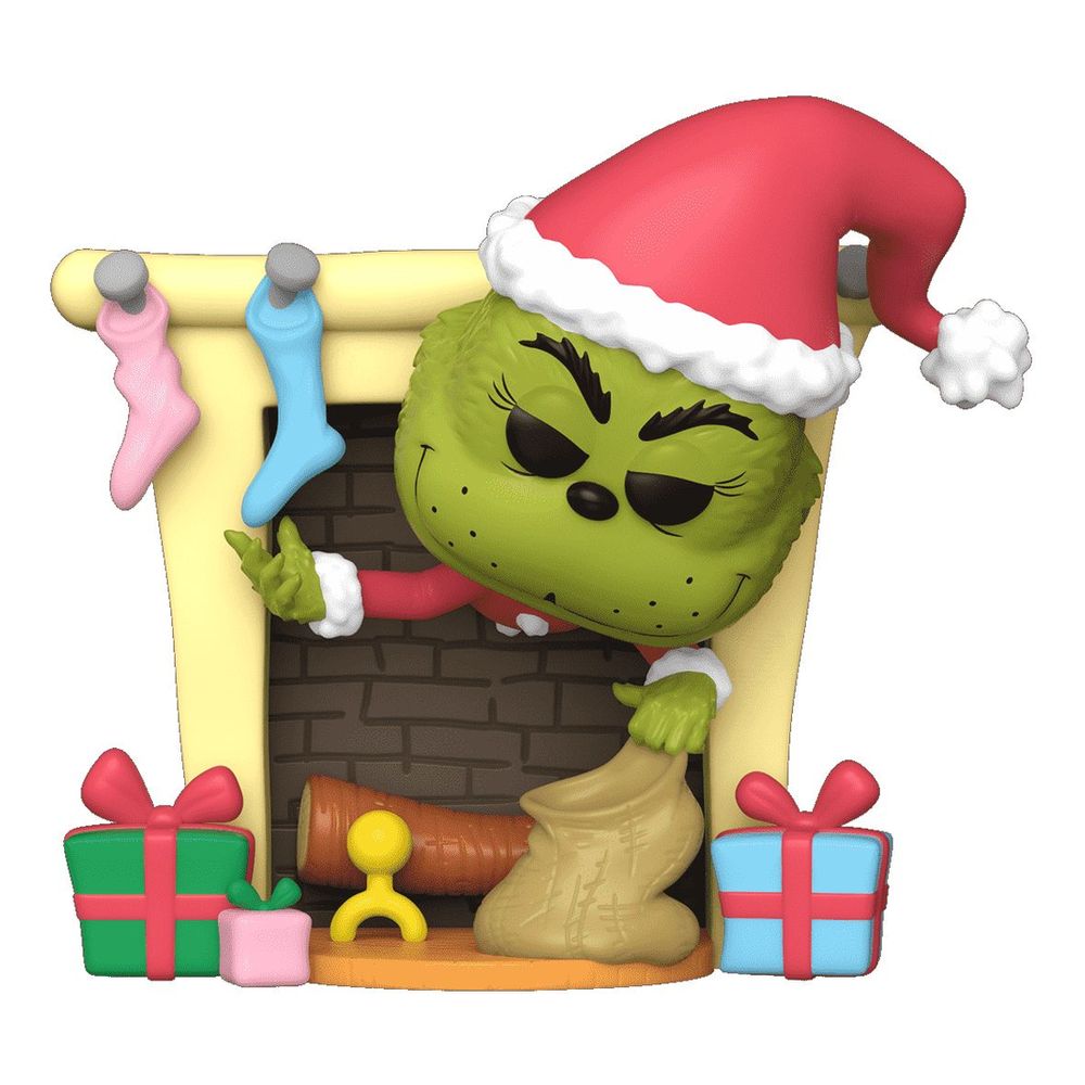 Funko Pop! Deluxe Books How The Grinch Stole Christmas Grinch with Bag Vinyl Figure