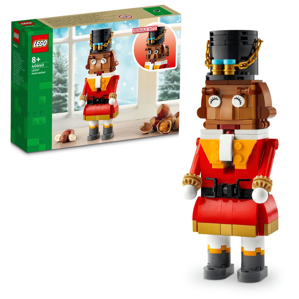 LEGO Iconic Nutcracker Figure Building Set 40640 (208 Pieces)