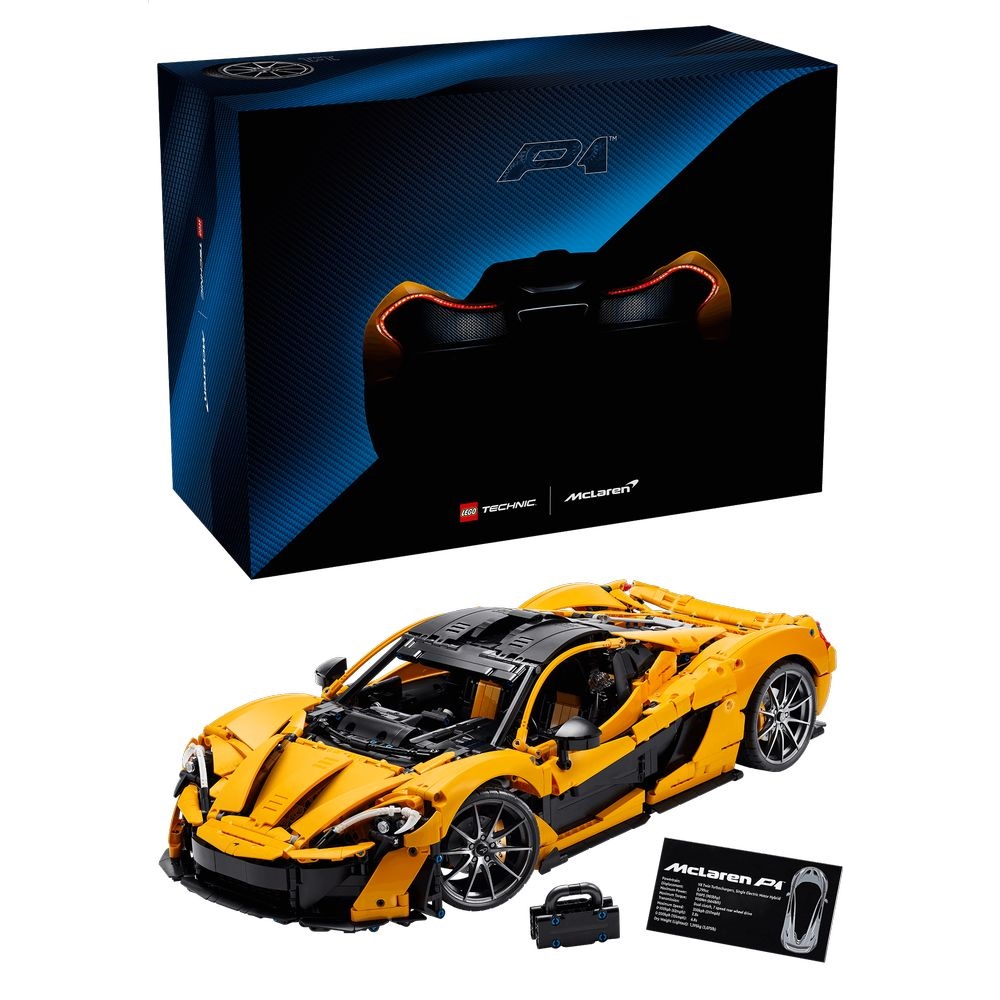 LEGO Technic McLaren P1 Hypercar Set For Adults Building Set 42172 (3893 Pieces)