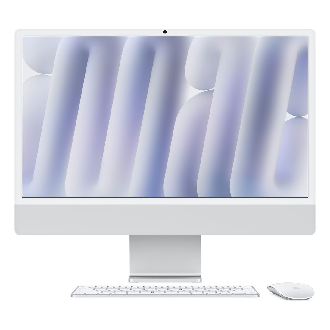 Apple 24-inch iMac with Retina 4.5K display (2024) Apple M4 chip with 8‑core CPU and 8‑core GPU / 16GB / 256GB SSD (Arabic/English) - Silver