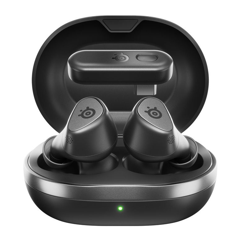 SteelSeries Arctis GameBuds for PlayStation Wireless Gaming Earbuds - Black