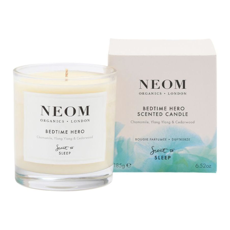 Neom Organics Bedtime Hero Scented Candle (185g) - Chamomile / Ylang Ylang / Cedarwood