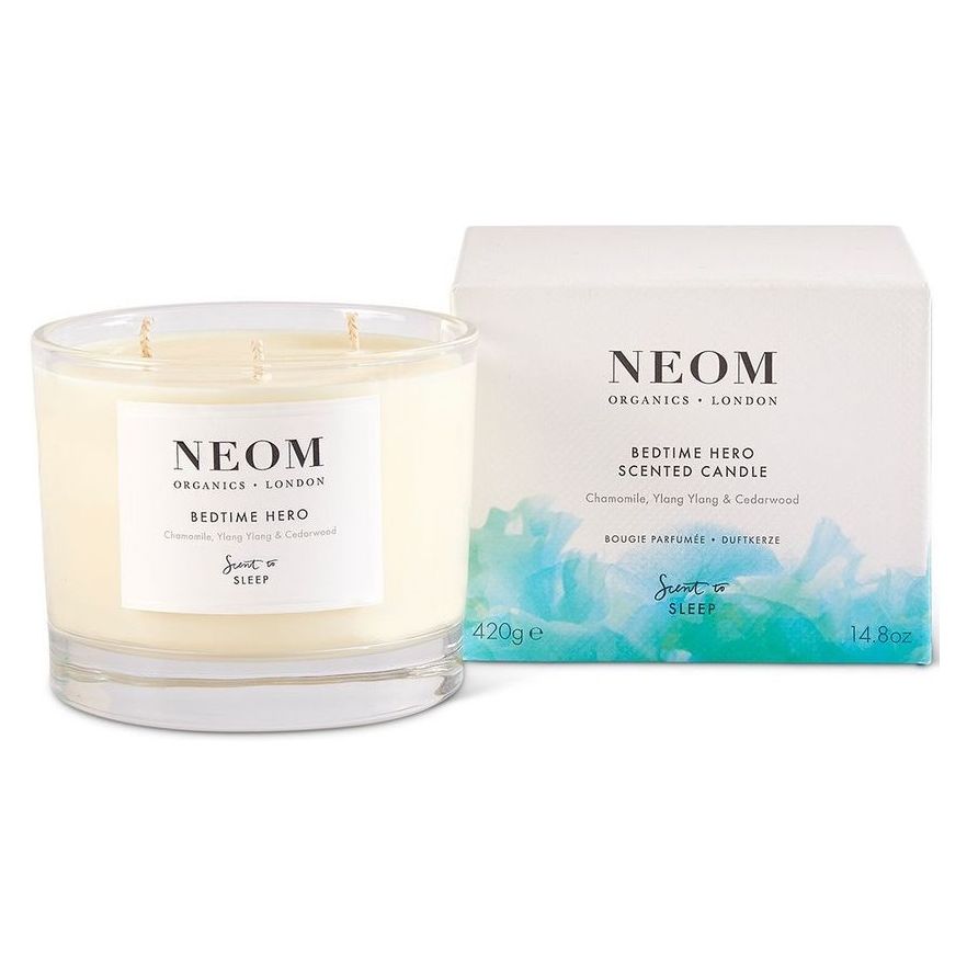 Neom Organics 3 Wick Bedtime Hero Scented Candle (420g) - Chamomile / Ylang Ylang / Cedarwood