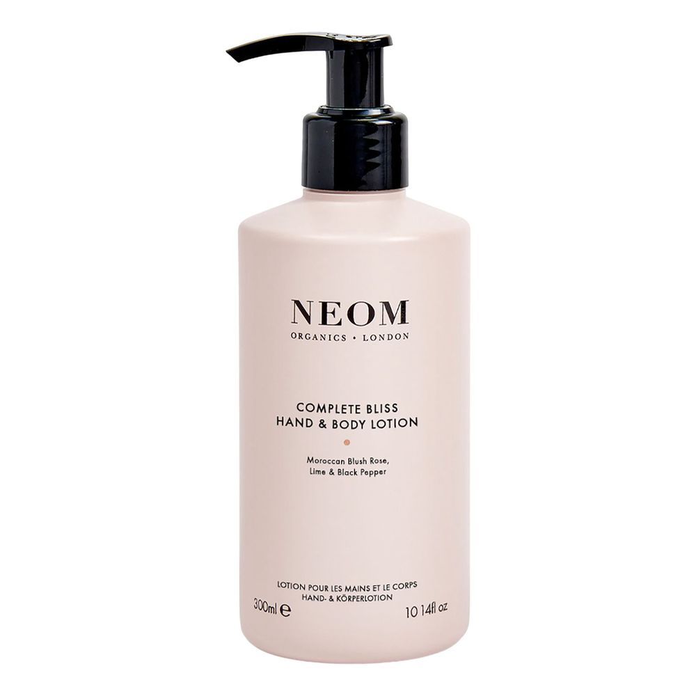 Neom Organics Complete Bliss Hand & Body Lotion (300ml) - Moroccan Blush Rose / Lime / Black Pepper