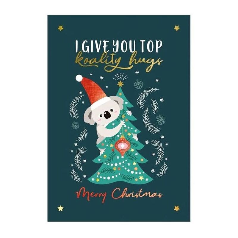 Legami Unusual Christmas Greeting Cards Koala