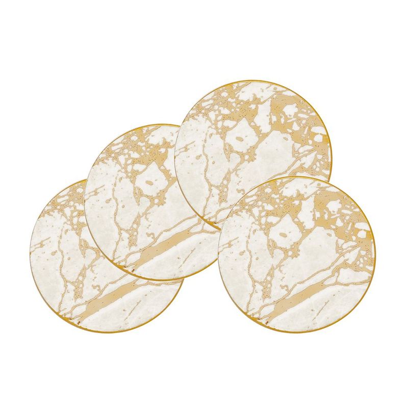 Cristina Re Drink Coasters White Celestite (Set of 4)