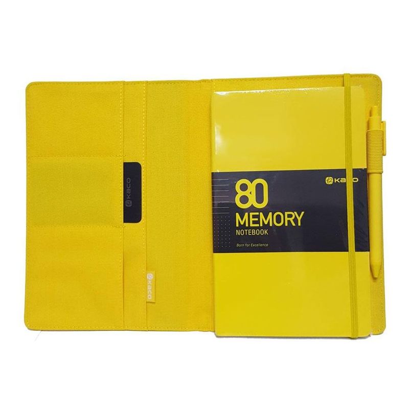 Kaco Memory II A5 Yellow Notebook