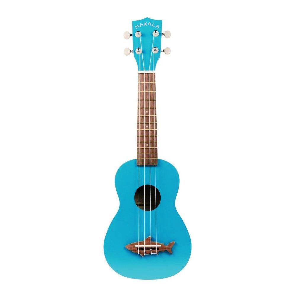 Makala Shark Series Soprano Ukulele (Includes Bag) - Mako Blue