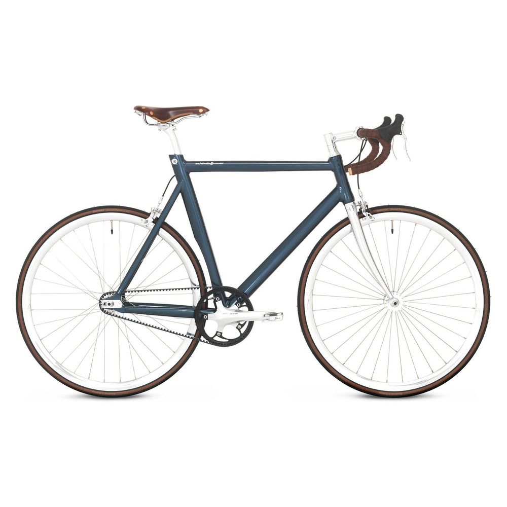 Schindelhauer Men's Bike Siegfried Road 1-Speed 59 Midnight Blue 26