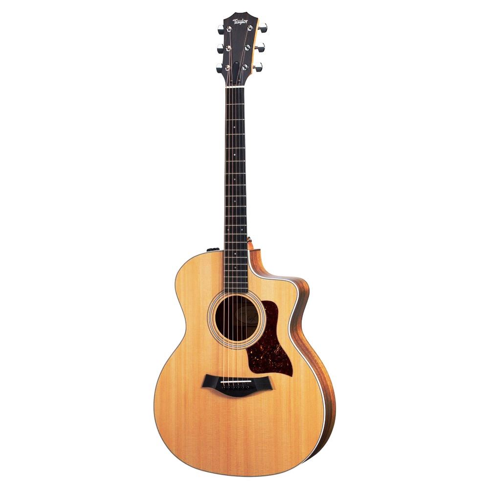 Taylor 214CE-K Grand Auditorium Acoustic-Electric Guitar - Natural (Includes Taylor Gig Bag)