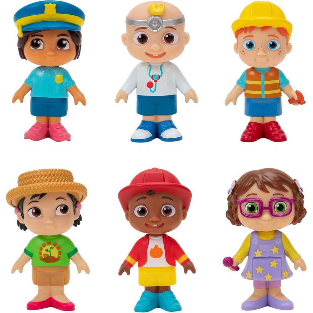 Cocomelon Career Friends Pack Set of 6 Figures