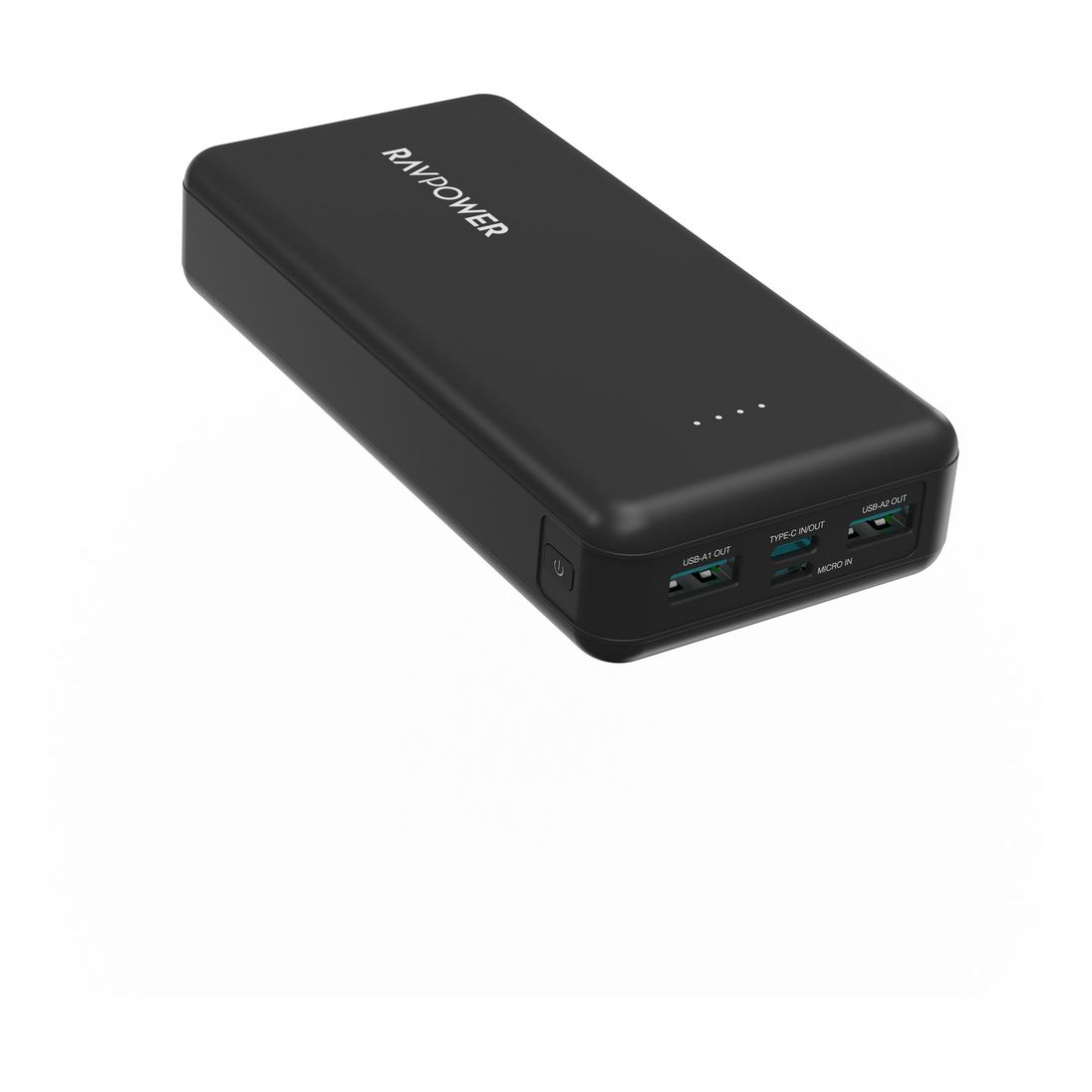 RAVPower RP-PB1216 PD Pioneer 20000mAh 15W 4 Ports Power Bank - Black