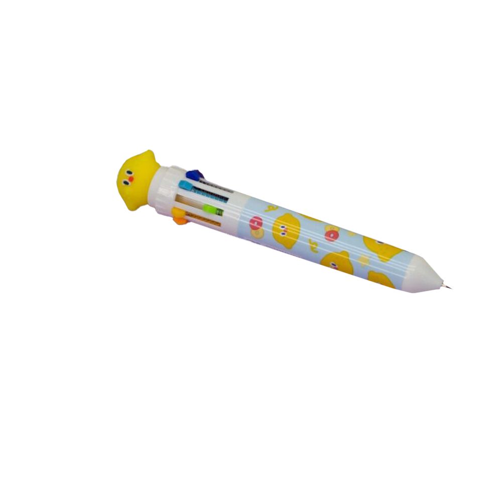 Languo Lemon Shape 10-Color Ball Point Pen 0.55 mm