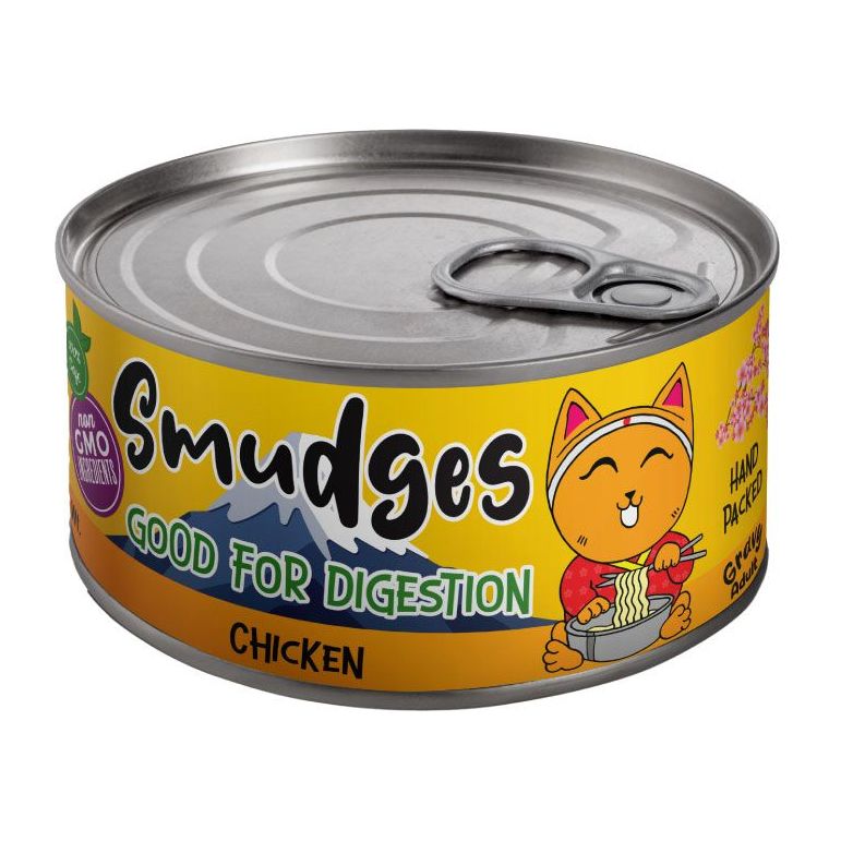 Smudges Adult Cat Chicken Flakes in Gravy 80g