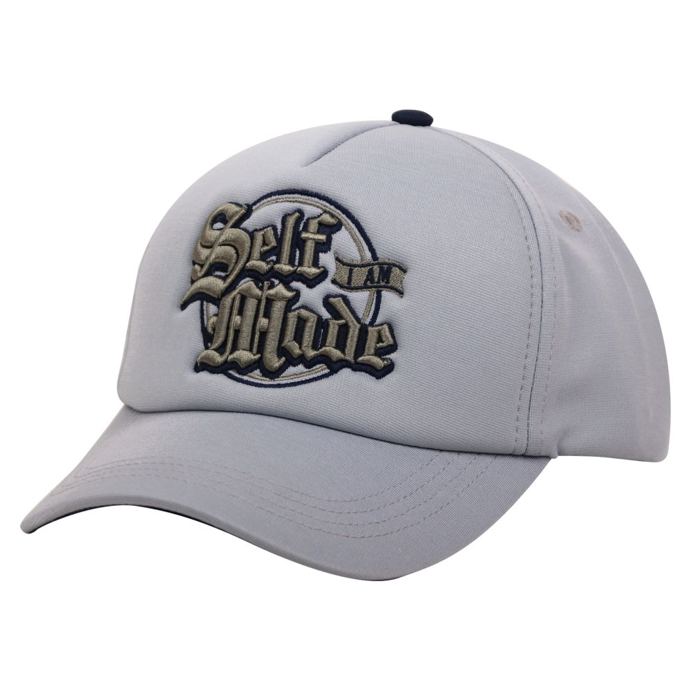 B180 Self Made Unisex Trucker Cap Grey